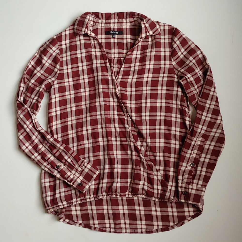 Madewell Flannel Top